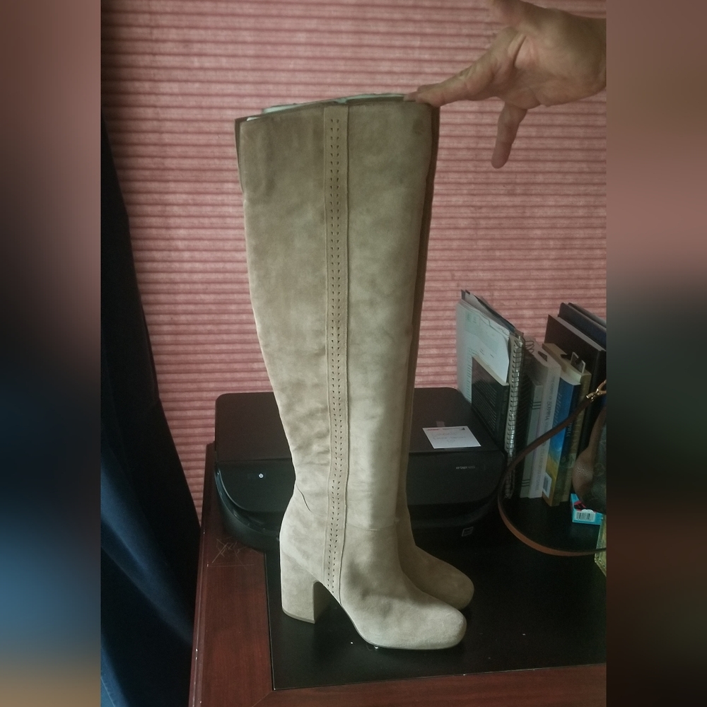 Franco Sarto Size 10 over knee boots